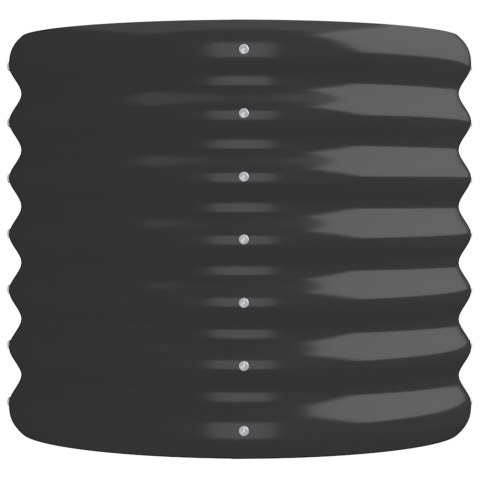 Podwyższona donica, stal malowana proszkowo 224x40x36 cm