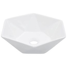 VidaXL Umywalka, 41 x 36,5 x 12 cm, ceramiczna, biała