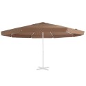 VidaXL Wymienne pokrycie parasola ogrodowego, piaskowe, 500 cm
