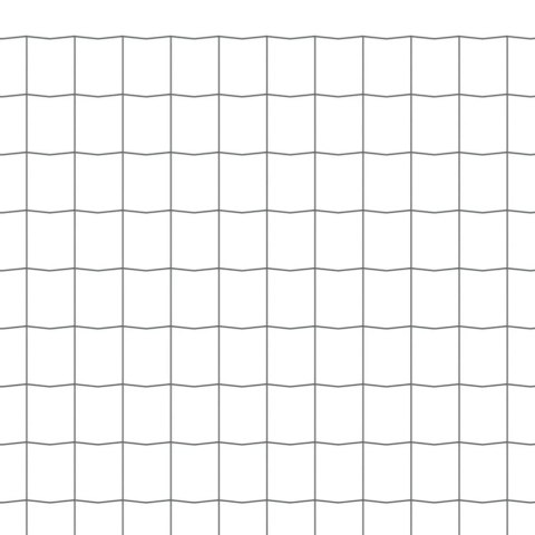 Euro ogrodzenie, stalowe, 25 x 1 m, szare