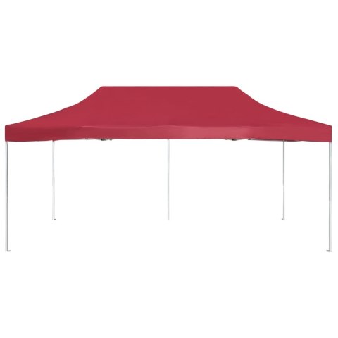 Profesjonalny, składany namiot imprezowy, 6 x 3 m, czerwony