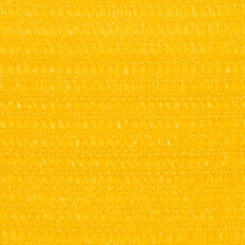 Żagiel przeciwsłoneczny, 160 g/m², żółty, 3x6 m, HDPE