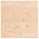 VidaXL Blat stołu, 60x60x2,5 cm, lite drewno sosnowe, kwadratowy