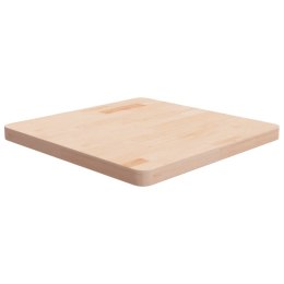 VidaXL Kwadratowy blat do stolika, 60x60x4 cm, surowe drewno dębowe