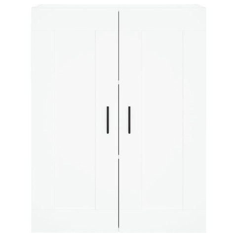 Witrynka, biała, 69,5x34x180 cm, materiał drewnopochodny