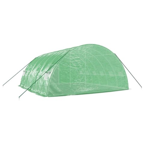 Szklarnia ze stalową ramą, zielona, 36 m², 6x6x2,85 m