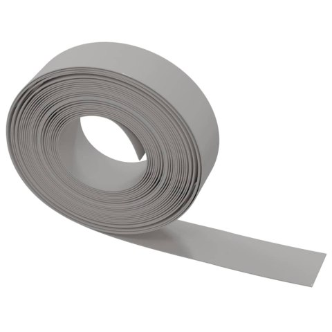 Obrzeża ogrodowe, 3 szt., szare, 10 m, 15 cm, polietylen Obrzeża ogrodowe, 3 szt., szare, 10 m, 15 cm, polietylen