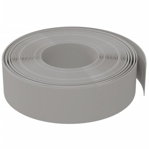 Obrzeża ogrodowe, 3 szt., szare, 10 m, 15 cm, polietylen Obrzeża ogrodowe, 3 szt., szare, 10 m, 15 cm, polietylen