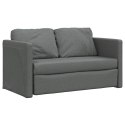 Sofa podłogowa 2-w-1, ciemnoszara, 112x174x55 cm, tkanina