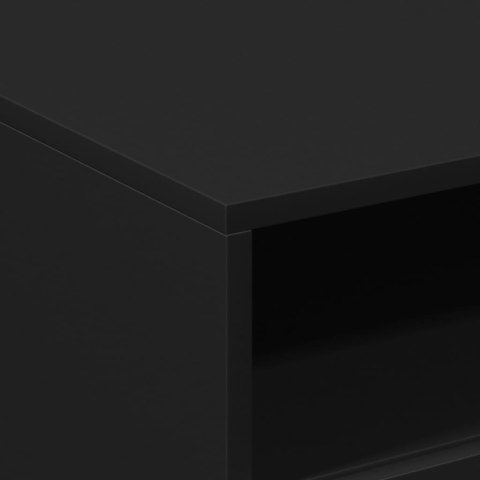 Stolik kawowy z oświetleniem LED, czarny, 50x49x40 cm