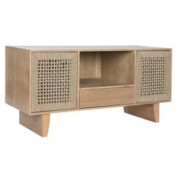 MebleTV Home ESPRIT Beżowy Naturalny Juta Sosna 120 x 40 x 55 cm