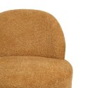 Fotel Złoty Ochra Stal nierdzewna Foam 100 % poliester 70 x 74 x 74 cm