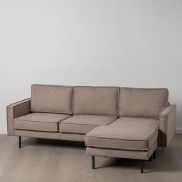 Szezlong Taupe 235 x 155 x 87 cm