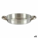 Patelnia Ø 22 cm Srebrzysty Aluminium (12 Sztuk)