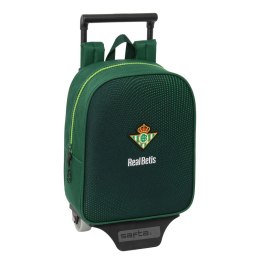 Torba szkolna z kółkami Real Betis Balompié Kolor Zielony 22 x 27 x 10 cm