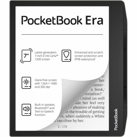 E-book PocketBook 700 Era Silver Wielokolorowy Czarny/Srebrzysty 16 GB 7"