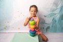 Zestaw Piramida Sensoryczna Pastelowa Różne Wielkości Zabawka Edukacyjna
