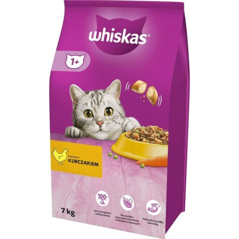 Karma dla kota Whiskas Adult kurczak 7 kg