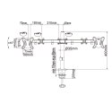 Uchwyt Stołowy do Monitora Equip 650152