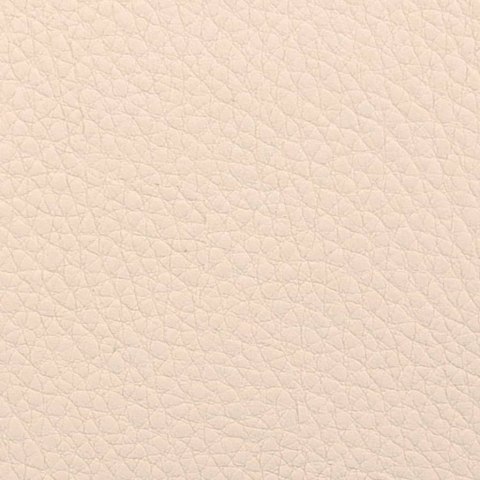 Krzesła stołowe, 2 szt., kremowe, sztuczna skóra