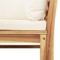 VidaXL 6 Piece Patio Lounge Set with Cushions Solid Wood Acacia