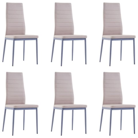 7-częściowy zestaw mebli do jadalni, cappuccino