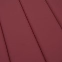 VidaXL Poduszka na leżak, winna czerwień, 200x60x3 cm, tkanina Oxford