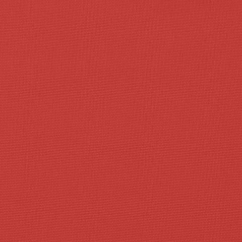 Poduszki na krzesła ogrodowe, 6 szt., czerwone, 100x50x3 cm