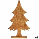 Figurka Dekoracyjna Choinka Złoty Drewno 5,1 x 49,5 x 25,5 cm (6 Sztuk)