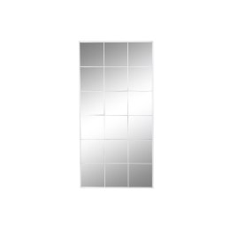 Lustro ścienne DKD Home Decor Biały Szkło Żelazo Lustro Okno 90 x 1 x 180 cm