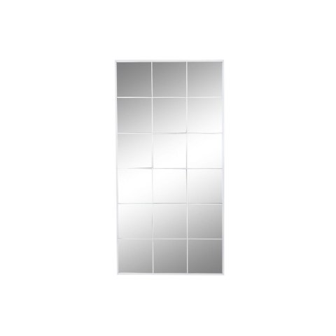 Lustro ścienne DKD Home Decor Biały Szkło Żelazo Lustro Okno 90 x 1 x 180 cm