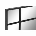 Lustro ścienne DKD Home Decor Czarny Szkło Żelazo 90 x 3 x 90 cm