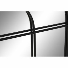 Lustro ścienne DKD Home Decor Czarny Szkło Żelazo Lustro Okno 70 x 2,5 x 120 cm 70 x 1,8 x 120 cm