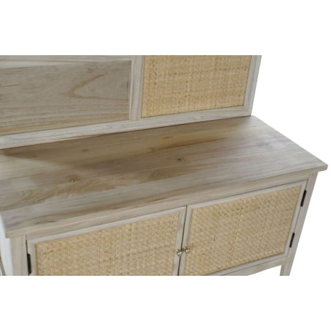 Odbiornik Home ESPRIT Naturalny Rattan Drewno paulowni Lustro 92 x 40 x 181 cm Odbiornik Home ESPRIT Naturalny Rattan Drewno paulowni Lustro 92 x 40 x 181 cm