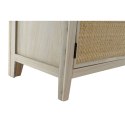 Odbiornik Home ESPRIT Naturalny Rattan Drewno paulowni Lustro 92 x 40 x 181 cm