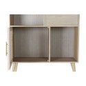 Regał Home ESPRIT Naturalny Drewno paulowni Drewno MDF 90 x 37 x 189 cm