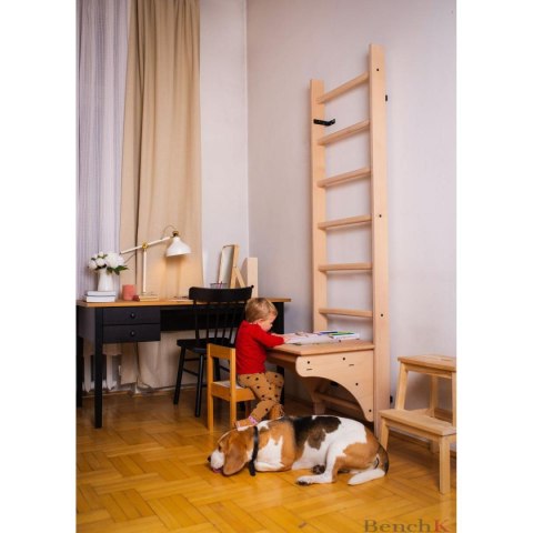 DRABINKA Z DREWNIANYM DO PODCIĄGANIA Z BIURKIEM BENCHK 112 DRABINKA Z DREWNIANYM DO PODCIĄGANIA Z BIURKIEM BENCHK 112