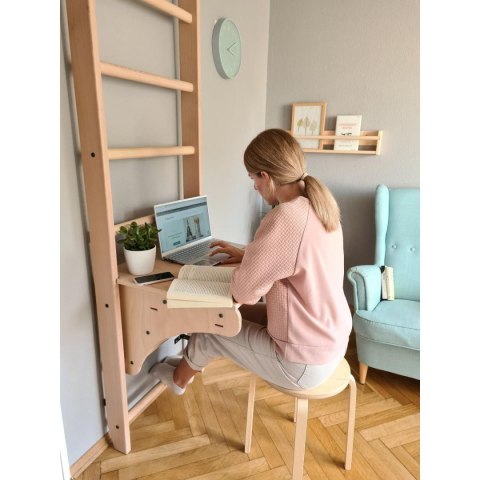 DRABINKA Z DREWNIANYM DO PODCIĄGANIA Z BIURKIEM BENCHK 112 DRABINKA Z DREWNIANYM DO PODCIĄGANIA Z BIURKIEM BENCHK 112