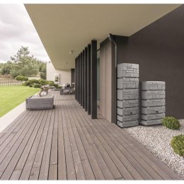 ZBIORNIK POJEMNIK NA WODĘ DESZCZÓWKĘ TOWER STONE 500L SMOOTH GRAY