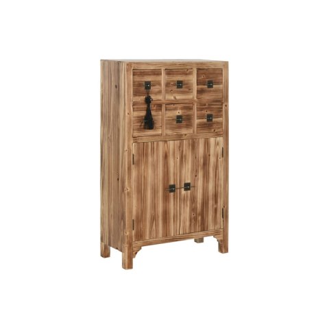 Komoda Home ESPRIT Czarny Naturalny Jodła Drewno MDF Orientalny 63 x 27 x 101 cm