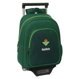 Torba szkolna z kółkami Real Betis Balompié Kolor Zielony 28 x 34 x 10 cm