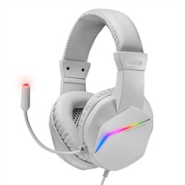 Słuchawki z Mikrofonem Gaming Mars Gaming MH122 Biały