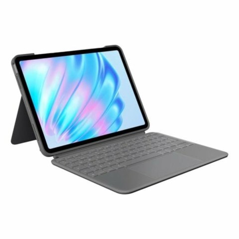 Pokrowiec na Tablet Logitech iPad Air 2024 | iPad Air 2022 Szary Qwerty Hiszpańska QWERTY