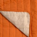 Dwustronna Narzuta na Łóżko HappyFriday Basic Dash Pomarańczowy 180 x 260 cm