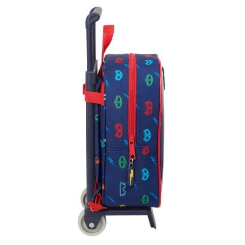 Torba szkolna z kółkami PJ Masks Ready Granatowy 22 x 27 x 10 cm Torba szkolna z kółkami PJ Masks Ready Granatowy 22 x 27 x 10 cm
