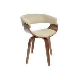 Krzesło do Jadalni DKD Home Decor Brązowy Krem 61 x 46 x 78 cm