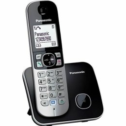 Telefon Bezprzewodowy Panasonic KX-TG6811FRB Biały Czarny Czarny/Srebrzysty