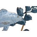 Dekoracja ścienna Home ESPRIT Niebieski Złoty Śródziemnomorski Ryby 83 x 6 x 63 cm
