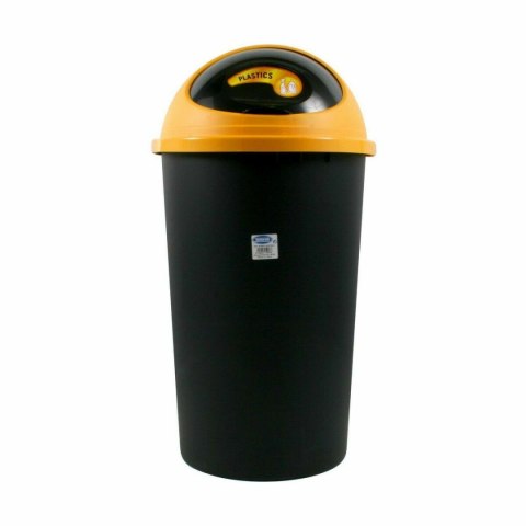 Kosz na Śmieci Tontarelli Big hoop Żółty Czarny 50 L (10 Sztuk) Kosz na Śmieci Tontarelli Big hoop Żółty Czarny 50 L (10 Sztuk)