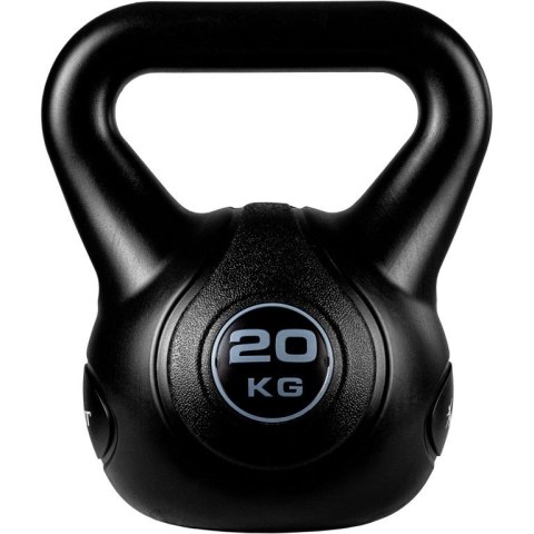 MOVIT Hantle Kettlebell - 20 kg, czarny